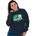 thumbnail image 3 of Retro Betty Boop Alaska State Outline Women Plus Size Sweatshirt Brisco Brands 4X, 3 of 5