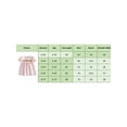thumbnail image 4 of Toddler Little Girl Back to School Outfit First Day of School Pre Kindergarten Plaid Smocked Short Sleeve Dress Summer Clothes 2-7T, 4 of 9