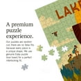 thumbnail image 2 of Lantern Press 1000 Piece Jigsaw Puzzle, Lake Tahoe, Geometric Collection, 2 of 5