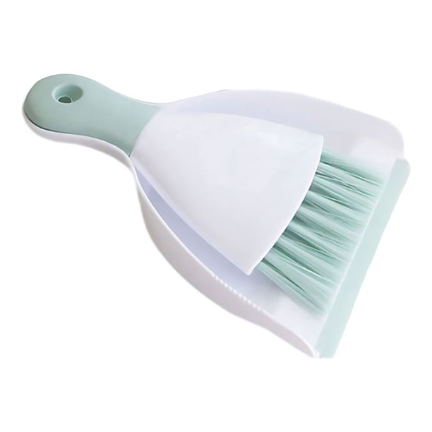 Bearachild Escoba y recogedor innovadores Solución de limpieza definitiva Escoba y recogedor pequeños de plástico ergonómico Suministros de limpieza para el hogar verde 75×44.5×45cm