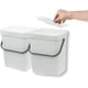 thumbnail image 1 of Cubo de basura Ormromra 1,3 galones con tapa para encimeras de cocina blanco, 1 of 4