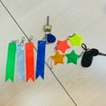 thumbnail image 7 of Uxcell Tag Safety Reflector Pendant Reflective Lobster Clasp, Fluorescent Yellow 2 Pack, 7 of 7