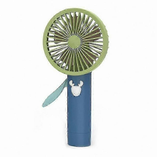 Mini Cartoon Animal Fan Portable Silent Rechargeable Handheld Cooling Desk Fan for Office and Daily Use