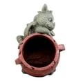 thumbnail image 2 of Ebros Set Of Two Playful Climbing Dragon Babies Planter Pot Mythical Fantasy Home Patio Garden Decor Resin Statue, 2 of 5