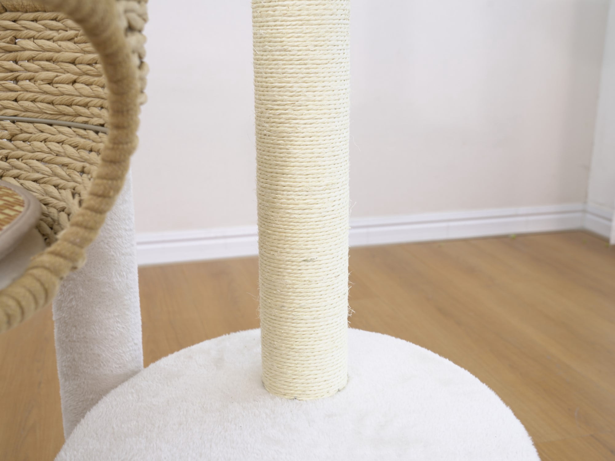 Vibrant Life Small 5-Level 47" Baskets Cat Tree with Hammock, Beige