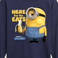 thumbnail image 3 of Despicable Me Minions - Only Here For The Eats - Toddler & Youth Long Sleeve Graphic T-Shirt, 3 of 5
