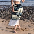thumbnail image 6 of Swan Stylish Chiffon Beach Dresses with Polyester Straps - for Summer Days and Beach Skirts, 6 of 6