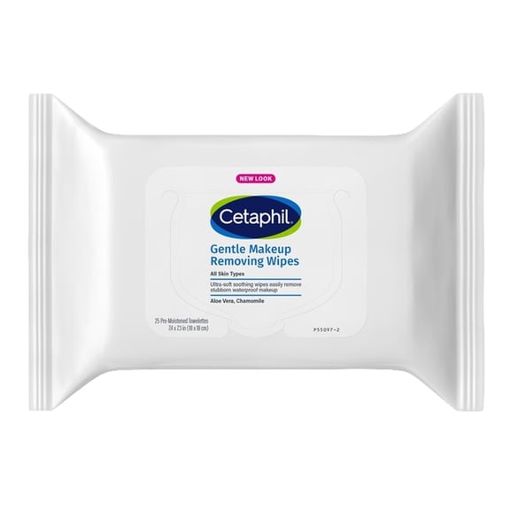Cetaphil Gentle Makeup Removing Wipes 25 Count (Pack of 3)