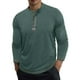 thumbnail image 1 of pstuiky camisetas de manga larga para hombre, Blusas informales de manga larga con cuello redondo y cuadros para hombre, finas y transpirables camisetas de hombre m, 1 of 7