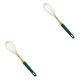 thumbnail image 4 of Wosthever Batidor de huevos de mano, batidor Manual pequeño para tartas, mezclador agitador DIY, Espumador de leche, barra de cocina para el hogar, S 2piezas Wosthever CBP187342, 4 of 6