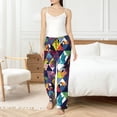 thumbnail image 5 of Pajama Pants Women, Geometric Cute Toucan Bird Plant Sweatpants Soft Sleep Lounge Pants, Casual PJ Bottoms Pants with Pockets, 5 of 5