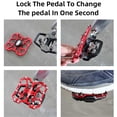 thumbnail image 4 of Greeniant Pedal de bicicleta de 2 piezas, accesorios universales de repuesto, accesorio de ciclismo profesional, pedales de bicicleta, piezas de Ciclismo Plata, 4 of 6