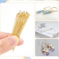 thumbnail image 5 of 150Pcs Brass Ball Head Pins Golden Wire Needle Headpins 22 Gauge Satin Pins Jewelry Making Accessories, 5 of 7