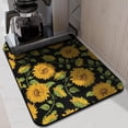 thumbnail image 2 of Washable Rubber Sunflower Cute Floral Dish Drying Mats for Kitchen Counter Home Large Coffee Bar Pad Accessories and Decor for Utensils Stemware 18''x24'', 2 of 6