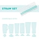thumbnail image 5 of Juego de pajitas navideñas reutilizables con purpurina Swig Life, 26 cm, 5 of 9