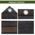thumbnail image 3 of Malla Sombreadora,5M×3M 90% Sombra Exterior, Tela de sombreo con protección UV.Sombra para jardín, cocheras,Terraza (Negro 6m×4m), 3 of 5