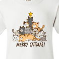 thumbnail image 4 of Inktastic Merry Catmas with Cat Tree and Yellow Star Youth T-Shirt, 4 of 5