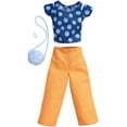 thumbnail image 1 of Barbie Complete Looks Polka Dot Top & Peach Pants Fashion Pack, 1 of 2
