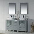 thumbnail image 3 of 72" Freestanding Bathroom Vanity & Vessel Sink & Mirror - Metal Grey, 3 of 6