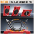 thumbnail image 7 of For Lenovo Tab M11/K11 LTE TB-330FU 11 inch Case, 360 Rotatable Handle Stand, Shoulder Strap, Drop-Proof Design, Red, 7 of 7