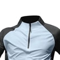 thumbnail image 4 of Tbopshirt Long Sleeve Shirts for Men Half Zip Training Clothes Drying Clothes Long Sleeved Sports Track and Field Sports T-shirts Running Fitness Tops,M-4XL, 4 of 6