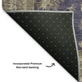 thumbnail image 5 of Addison Rugs Mayfield Premium Machine Washable Traditional Border Purple Rectangle Rug, 10' x 14', 5 of 7