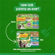Purina Friskies Variety Pack, Wet Cat Food, 5.5 oz Cans