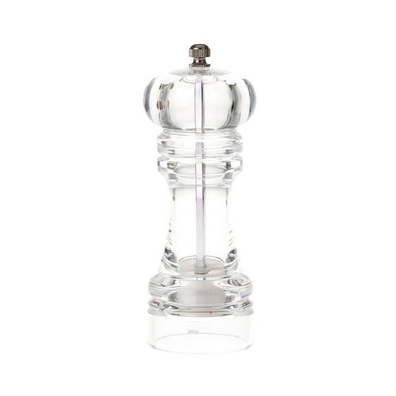 Manual Pepper Salt Pepper Spice Bottle Kitchen Cooking Grinding Tool (Transparent)
