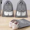 thumbnail image 3 of 10/5pcs Shoes Storage Bags Closet Organizer Non-woven Travel Portable Bag Waterproof Pocket Clothing Classified Hanging Bag 2025, 3 of 10