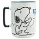 thumbnail image 4 of Taza de Porcelana Bitono con Diseño Snoopy, Colección Peanuts, Con Interior Azul, Capacidad 405 ml, 4 of 5