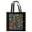 Full Black, variant on Easter Gifts for Women Colorful Jelly Bean Pattern Easter Party Decorations Lightweight Navy Canvas Tote Bag