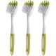 thumbnail image 1 of Cepillos para lavar platos CHAO 3 unidades cerdas duraderas color verde amarillento, 1 of 5