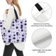 thumbnail image 3 of Disketp Daisies Flowers Bolsa Tote Estampada para Mujer, Bolso de Hombro y de Mano para Compras y Viajes, 3 of 8