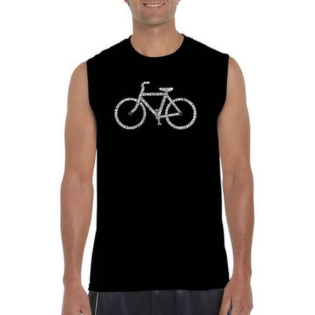 Men's sleeveless t-shirt - save a planet, ride a bike