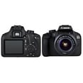 thumbnail image 4 of Canon EOS 4000D / Rebel T100 DSLR Camera with 18-55mm Lens, 58mm Filter Kit, International Model – Photo & Video Bundle, 4 of 8