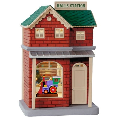 - 2017 Hallmark Keepsake Korners Halls Station Ornament