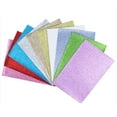 thumbnail image 1 of 10 Sheets Faux Leather Glitter DIY Assorted Color Craft Making Leather Fabric, 1 of 10