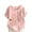 D Pink, variant on Up to 50% off Horkkom Linen Tops for Women Summer Casual Floral Print Plus Size Shirts Lighweight Button Short Sleeve Blouses
