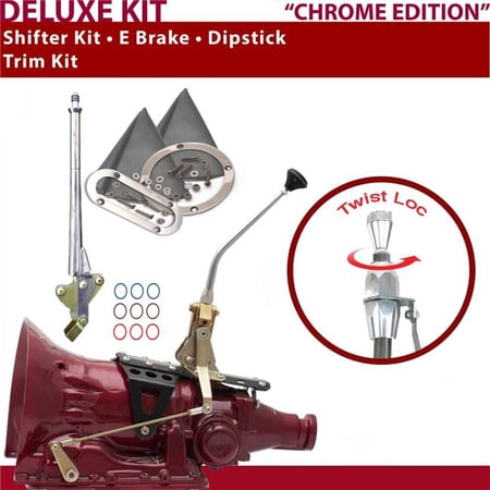 American Shifter 727 Shifter Kit 10 in. E Brake Trim Kit Dipstick for D6C3F