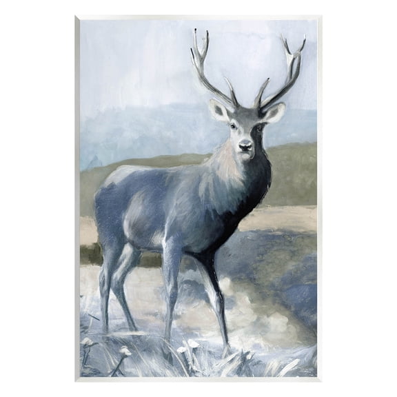 Woodland Wildlife Deer Portrait Animals & Insects Graphic Art Unframed Art Print Wall Art