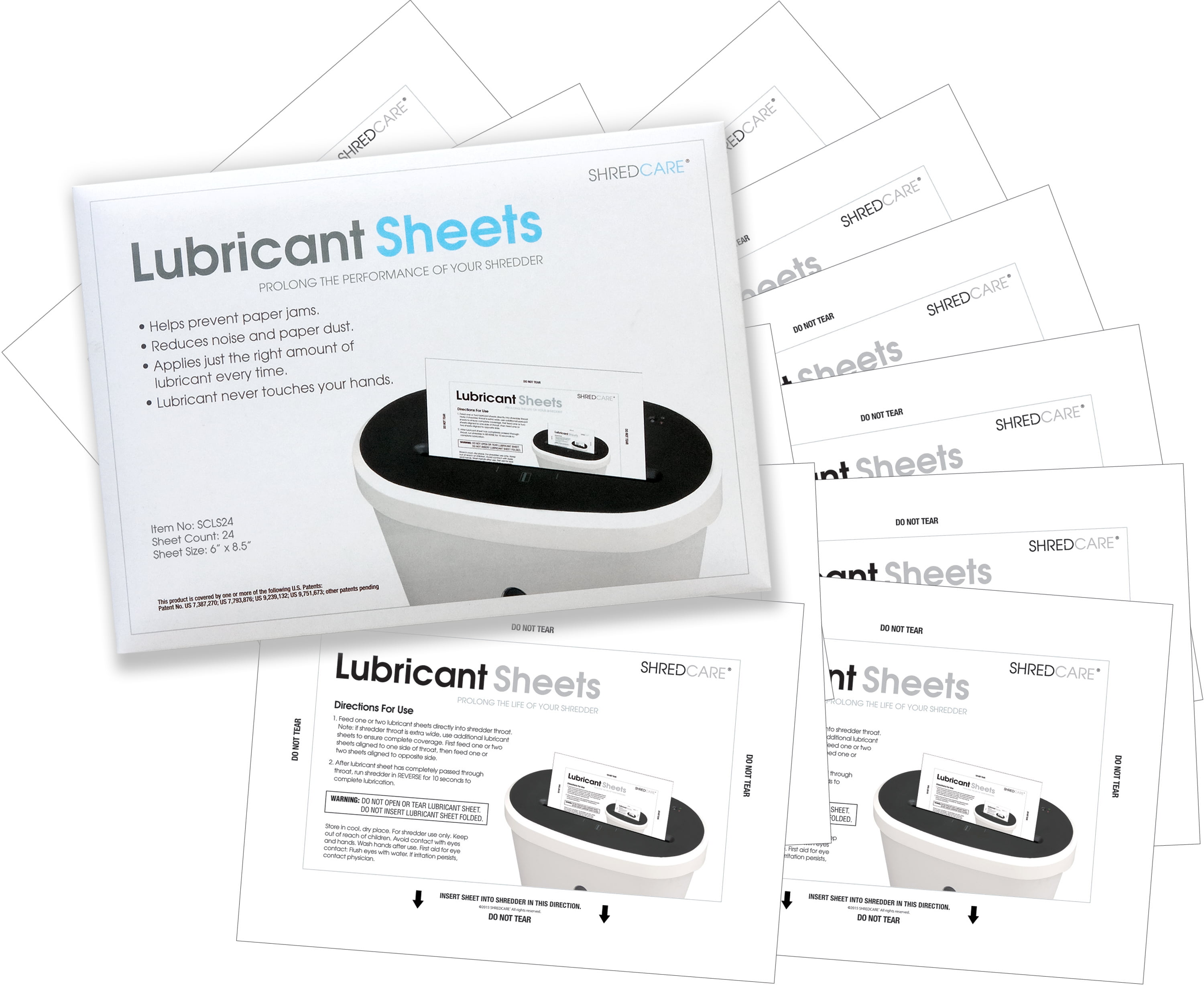 Details about   Paper Shredder Sharpening and Lubricant Sheets Optimizes Performance 12-Count 