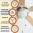 thumbnail image 5 of EcoNesxp Blas Arm Ceiling Fan, 5 of 5