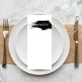 thumbnail image 3 of Koyal Wholesale Black Brushstroke Printable Wedding Paper Menu Cards for DIY Printer, Pack of 52, 3 of 5