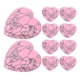 thumbnail image 1 of 10 piedras turquesas naturales pulidas en forma de corazón para manualidades de bricolaje, corazón decorativo de turquesa, decoración de piedra natural, piedra pulida artesanal, piedras turquesas, 1 of 7