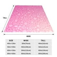 thumbnail image 3 of Fuzoiu Breast Cancer Pink Ribbons Awareness Print Ultra-Soft Micro Fleece Blanket,All Seasons Flannel Throw, Lightweight Blanket for Bed, Sofa, Couch, Movie Night, Camping, and Travel-40"x30", 3 of 7