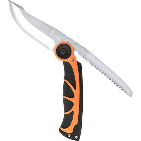 Survive Outdoors Longer Stoke Pivot Survival Folding Knife & Saw