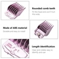 thumbnail image 3 of 10 Sizes Professional Hair Cutting Guide Comb Set Limit Comb Set Compatible with Whal's Hair Clippers Colorful Plastic Magnetic Hair Trimmer Guards Attachments Hair Salon Tool, 3 of 6