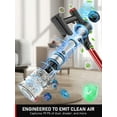 thumbnail image 6 of SUXIANGVAC Cordless Vacuum Cleaner, 30Kpa Powerful Suction 8-in-1 Stick Vacuum with LED Display, 3 Modes Suction, Lightweight Vacuum for Hardwood Floor/Carpet/Pet Hair, Red, 6 of 9