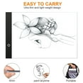 thumbnail image 3 of A4 Ultra-Thin Portable LED Light Box Tracer LED Artcraft Tracing Light Pad Light Box w 3 Level Brightness for 5D DIY Diamond Painting Artists Drawing Sketching Animation Powered by USB Cable, 3 of 8