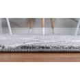 thumbnail image 4 of Unique Loom 3151572 5 x 8 ft. Rounded Trellis Frieze Oval Rug, Light Gray, 4 of 5